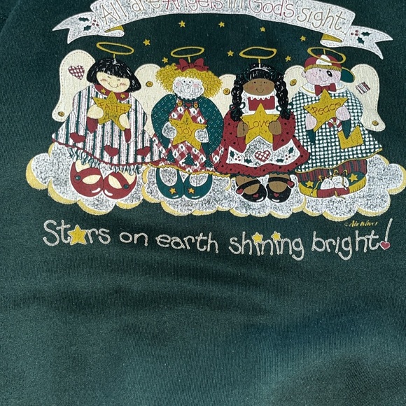 Great Used Condition Womens Angel Sweater - Picture 3 of 4